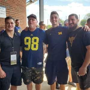 Richard attended University of Michigan vs. Army - NCAA Football **military Appreciation Game** on Sep 7th 2019 via VetTix 