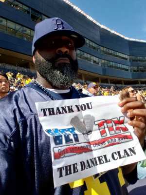Christopher attended University of Michigan vs. Army - NCAA Football **military Appreciation Game** on Sep 7th 2019 via VetTix 
