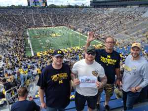 Eric attended University of Michigan vs. Army - NCAA Football **military Appreciation Game** on Sep 7th 2019 via VetTix 