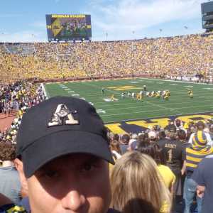 John attended University of Michigan vs. Army - NCAA Football **military Appreciation Game** on Sep 7th 2019 via VetTix 