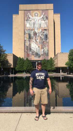 Nick attended University of Notre Dame Fightin Irish vs. New Mexico - NCAA Football on Sep 14th 2019 via VetTix 