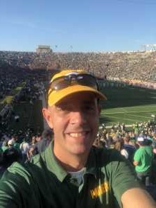 Collin attended University of Notre Dame Fightin Irish vs. New Mexico - NCAA Football on Sep 14th 2019 via VetTix 