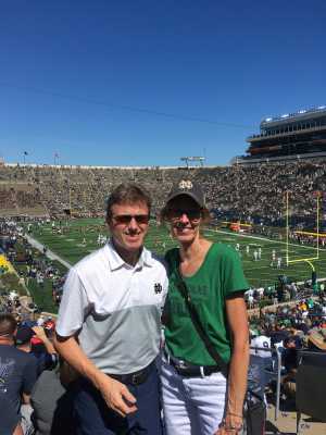 Dan attended University of Notre Dame Fightin Irish vs. New Mexico - NCAA Football on Sep 14th 2019 via VetTix 