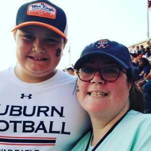 Jessica attended Auburn Tigers vs. Tulane Green Wave- NCAA Football on Sep 7th 2019 via VetTix 
