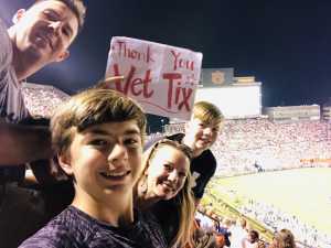 Jody attended Auburn Tigers vs. Tulane Green Wave- NCAA Football on Sep 7th 2019 via VetTix 