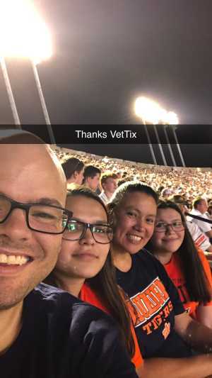 Kenneth attended Auburn Tigers vs. Tulane Green Wave- NCAA Football on Sep 7th 2019 via VetTix 