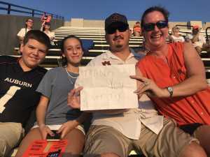 Eric Parsons & Family attended Auburn Tigers vs. Tulane Green Wave- NCAA Football on Sep 7th 2019 via VetTix 