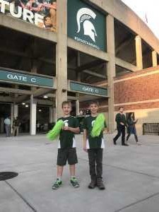 christopher attended Michigan State Spartans vs. Arizona State - NCAA Football on Sep 14th 2019 via VetTix 