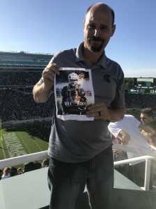 russell attended Michigan State Spartans vs. Arizona State - NCAA Football on Sep 14th 2019 via VetTix 