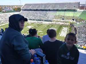 Guadalupe attended Michigan State Spartans vs. Arizona State - NCAA Football on Sep 14th 2019 via VetTix 