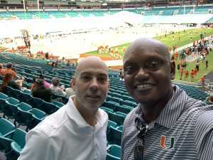 Martin attended University of Miami Hurricanes vs. Bethune-cookman - NCAA Football on Sep 14th 2019 via VetTix 