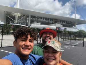 HORACIO attended University of Miami Hurricanes vs. Bethune-cookman - NCAA Football on Sep 14th 2019 via VetTix 