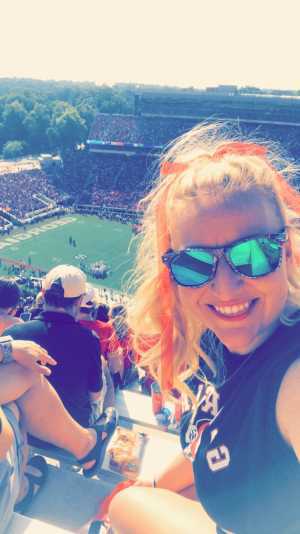 Ashly attended University of Georgia Bulldogs vs. Murray State Racers - NCAA Football on Sep 7th 2019 via VetTix 