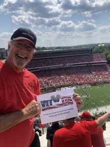 John attended University of Georgia Bulldogs vs. Murray State Racers - NCAA Football on Sep 7th 2019 via VetTix 