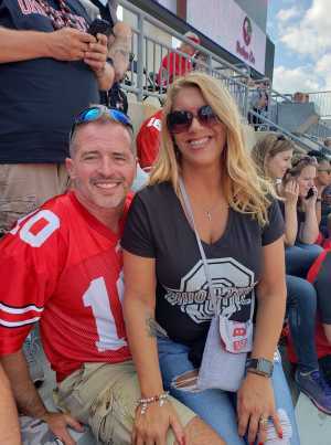 Lisa attended Ohio State Buckeyes Football vs. Cincinnati Bearcats - NCAA Football on Sep 7th 2019 via VetTix 