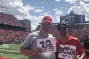 Robert attended Ohio State Buckeyes Football vs. Cincinnati Bearcats - NCAA Football on Sep 7th 2019 via VetTix 