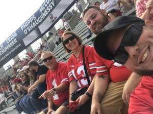 Richard attended Ohio State Buckeyes Football vs. Cincinnati Bearcats - NCAA Football on Sep 7th 2019 via VetTix 