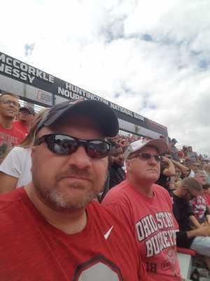 Robert attended Ohio State Buckeyes Football vs. Cincinnati Bearcats - NCAA Football on Sep 7th 2019 via VetTix 