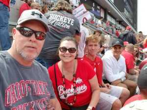 Steve attended Ohio State Buckeyes Football vs. Cincinnati Bearcats - NCAA Football on Sep 7th 2019 via VetTix 