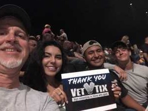 Steve attended Toby Keith W/ Kyle Parks & Jon Wolfe - Theatre at Grand Prairie - Reserved Seats on Sep 5th 2019 via VetTix 