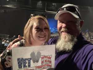 Tony attended Toby Keith W/ Kyle Parks & Jon Wolfe - Theatre at Grand Prairie - Reserved Seats on Sep 5th 2019 via VetTix 