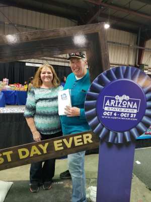 Larry attended Arizona State Fair - Armed Forces Day - Valid October 18th Only on Oct 18th 2019 via VetTix 