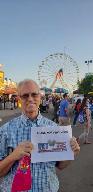 FRANK attended Arizona State Fair - Armed Forces Day - Valid October 18th Only on Oct 18th 2019 via VetTix 