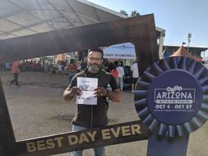 lamont attended Arizona State Fair - Armed Forces Day - Valid October 18th Only on Oct 18th 2019 via VetTix 