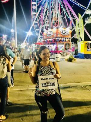 Karina attended Arizona State Fair - Armed Forces Day - Valid October 18th Only on Oct 18th 2019 via VetTix 