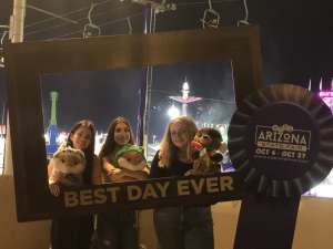 Christopher & Brinda attended Arizona State Fair - Armed Forces Day - Valid October 18th Only on Oct 18th 2019 via VetTix 