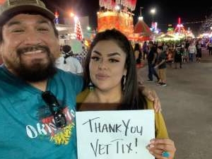 Romeo attended Arizona State Fair - Armed Forces Day - Valid October 18th Only on Oct 18th 2019 via VetTix 