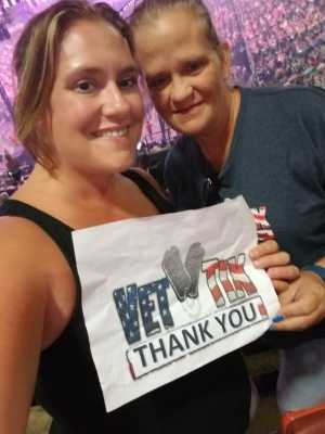 Tina attended Carrie Underwood - the Cry Pretty Tour on Sep 10th 2019 via VetTix 