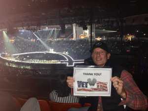 John attended Carrie Underwood - the Cry Pretty Tour on Sep 10th 2019 via VetTix 