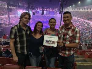 Jonathan attended Carrie Underwood - the Cry Pretty Tour on Sep 10th 2019 via VetTix 