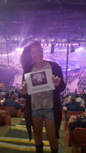 Heather attended Carrie Underwood - the Cry Pretty Tour on Sep 10th 2019 via VetTix 