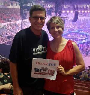 Tiffany attended Carrie Underwood - the Cry Pretty Tour on Sep 10th 2019 via VetTix 
