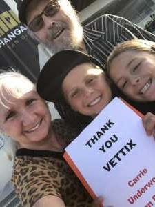 Linda attended Carrie Underwood - the Cry Pretty Tour on Sep 10th 2019 via VetTix 