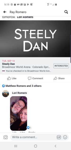Raymond attended Sweet Steely Dan Tour 2019 on Sep 10th 2019 via VetTix 