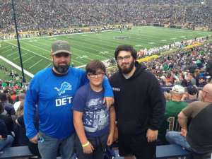 University of Notre Dame Fightin Irish vs. Bowling Green - NCAA Football