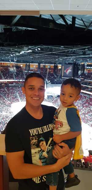 Christopher attended Arizona Coyotes vs. Anaheim Ducks - NHL Preseason on Sep 21st 2019 via VetTix 