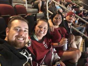 Brooke attended Arizona Coyotes vs. Anaheim Ducks - NHL Preseason on Sep 21st 2019 via VetTix 