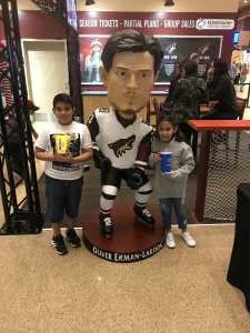 Cezar attended Arizona Coyotes vs. Anaheim Ducks - NHL Preseason on Sep 21st 2019 via VetTix 