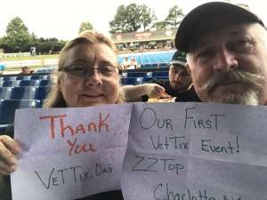 Lisa D attended ZZ Top - 50th Anniversary Tour on Oct 6th 2019 via VetTix 