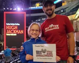Steven attended Hugh Jackman: the Man. The Music. The Show. on Oct 12th 2019 via VetTix 