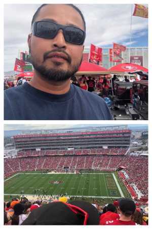 Sarai attended San Francisco 49ers vs. Pittsburgh Steelers - NFL on Sep 22nd 2019 via VetTix 