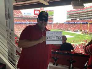 JT attended San Francisco 49ers vs. Pittsburgh Steelers - NFL on Sep 22nd 2019 via VetTix 