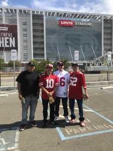 Jesus attended San Francisco 49ers vs. Pittsburgh Steelers - NFL on Sep 22nd 2019 via VetTix 