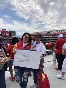 anthony attended San Francisco 49ers vs. Pittsburgh Steelers - NFL on Sep 22nd 2019 via VetTix 
