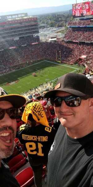 ASHLEY attended San Francisco 49ers vs. Pittsburgh Steelers - NFL on Sep 22nd 2019 via VetTix 