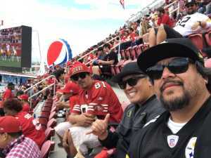 David attended San Francisco 49ers vs. Pittsburgh Steelers - NFL on Sep 22nd 2019 via VetTix 